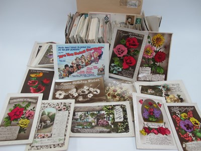 Lot 1309 - Postcards - Edwardian, Sentimental and...