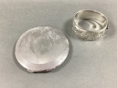 Lot 18 - A Hallmarked Silver Powder Compact, CSG&Co,...