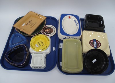 Lot 1300 - Quantity of advertising pub ashtrays and...