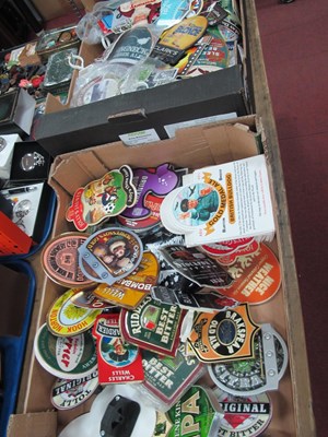 Lot 1096 - Mixed craft beer pump clips and accessories,...