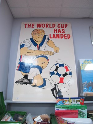 Lot 1112 - Advertising Sign, The World Cup Has Landed,...