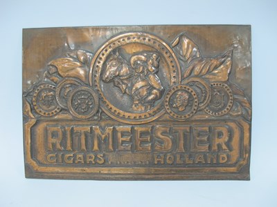 Lot 1260A - A Mid 1900s Copper Shop Advertising Sign for...
