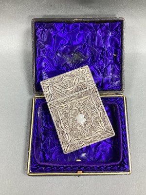 Lot 7 - An Antique Maltese Filigree Card Case, highly...