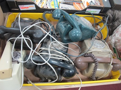 Lot 1093 - Black Bakelite Anvil Telephone (foot repair), '...