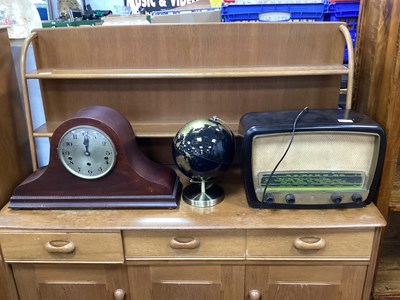 Lot 1437 - Westminster Chimes Mantel Clock in a domed...
