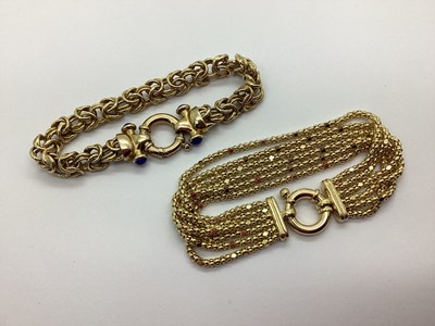 Lot 121 - QVC Veronese; A Gilt Coloured Multi-Strand...