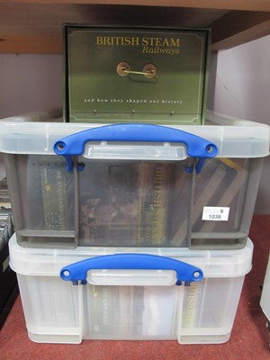 Lot 1038 - Railway DVDs - Mainly British Steam:- Three Boxes