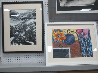 Lot 1395 - David Brightmore (Welsh Artist), 'Mountain...