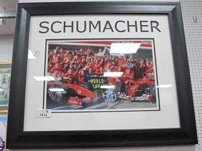 Lot 1414 - Michael Schumacher signed 2004 World...
