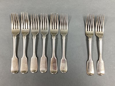 Lot 24 - A Matched Set of Six XIX Century Hallmarked...