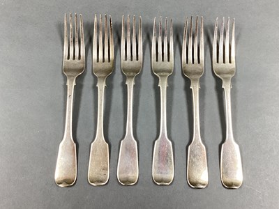 Lot 22 - A Matched Set of Six XIX Century Hallmarked...