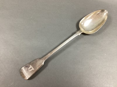 Lot 29 - A XIX Century Hallmarked Silver Fiddle Pattern...