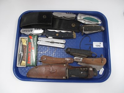 Lot 1242 - Decora Solingen Knife in Scabbard, Rodgers,...