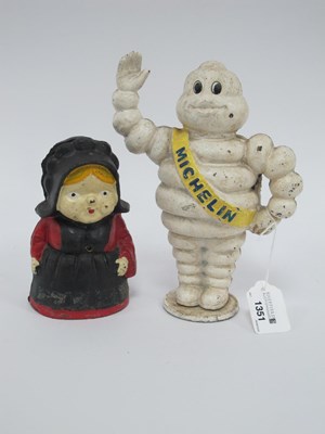 Lot 1351 - Michelin Man Reproduction Iron Money Box,...