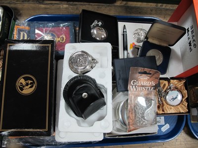 Lot 1082 - Novelty Pocket Watches, including LNER, Harley...