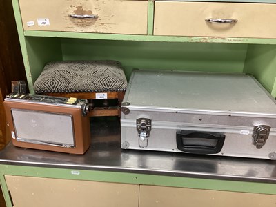 Lot 1440 - Surveyors Measure, Bush radio, walnut...