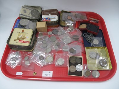 Lot 1214 - Coinage - 50p's, five pound, pre and post...