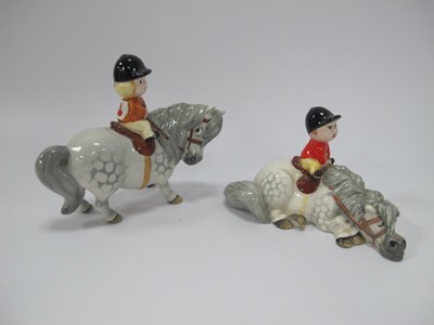 Lot 1177 - Two Beswick Norman Thelwell Ponies, 'Kick -...