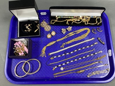 Lot 152 - A Collection of Modern Gilt Coloured Jewellery,...