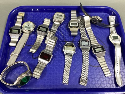 Lot 137 - A Collection of Gent's Digital Wristwatches,...