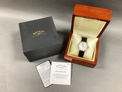 Lot 213 - Rotary; A Gent's 9ct Gold Cased Wristwatch,...