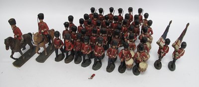 Lot 330 - Forty Four 4 inch Elastolin British Guardsman...