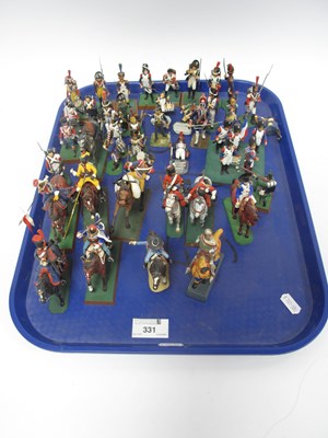 Lot 331 - A quantity of built up plastic kits with a...