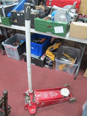 Lot 1163 - NuTool 2-1/2-ton hydraulic floor jack.