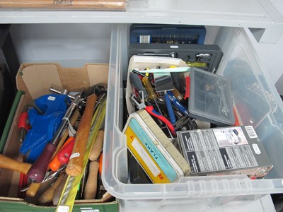 Lot 1114 - Workshop tools and equipment, including blue...
