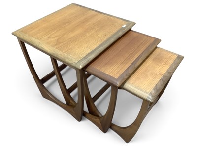 Lot 1512 - G.Plan Nest of Three Teak Coffee Tables, circa...