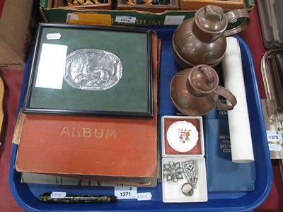 Lot 1371 - Collectables, including two albums of vintage...