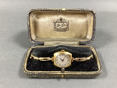 Lot 247 - Reido; A 1920's 18ct Gold Cased Ladies...