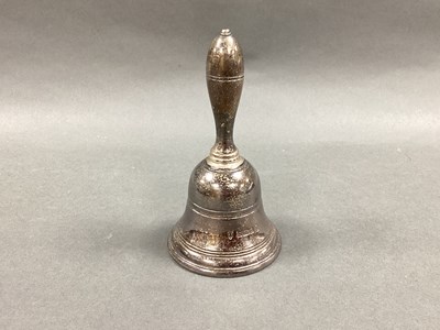 Lot 15 - A Hallmarked Silver Bell, JBC&SLd, Birmingham...