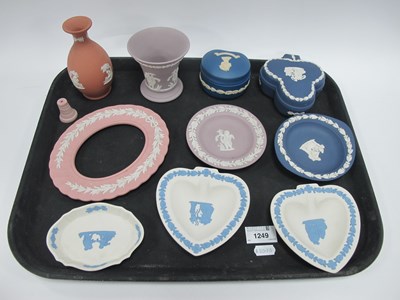Lot 1249 - Wedgwood Jasper Ware in Varying Colours -...