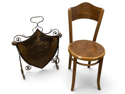 Lot 1516 - A Mid 1900s Bentwood Chair, plus an early...