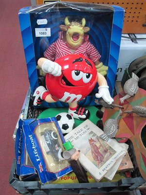 Lot 1083 - Vintage toys, including boxed Bendy Bully...