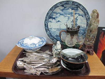 Lot 1211 - Community Plate Cutlery, opium pipe as a tang...