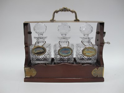 Lot 1405 - A vintage brass-mounted mahogany...