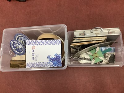 Lot 1096 - Collectables, including silver plated serving...