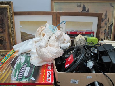 Lot 1007 - Collectables, including vintage wedding dress,...