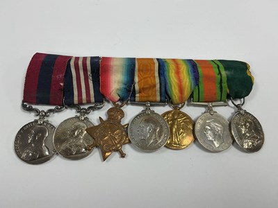 Lot 632 - WWI/WWII RFA DCM Medal Group, comprising...