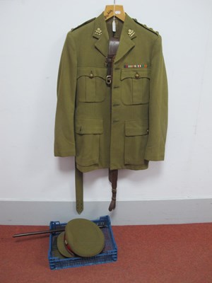 Lot 412A - WWII British Army Captain's Uniform, Medals...
