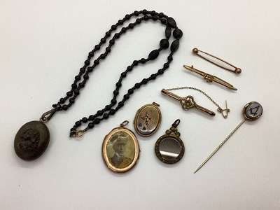 Lot 117 - A Victorian Oval Locket Pendant, suspended on...
