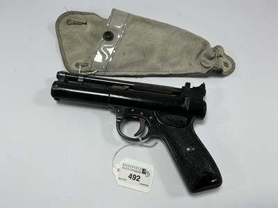 Lot 492 - Webley Premier Air Pistol .22 Calibre, serial...
