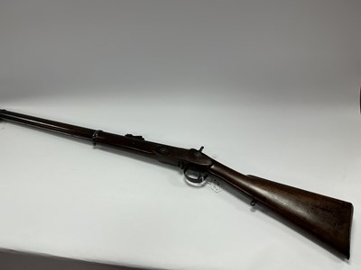 Lot 497 - XIX Century Two Band Percussion Target Rifle,...