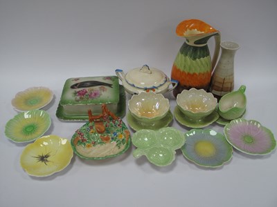 Lot 1314 - Myott Art Deco Jug, Devon, Winton, Carlton and...