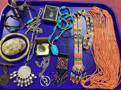 Lot 189 - A Collection of Assorted Beaded Necklaces,...