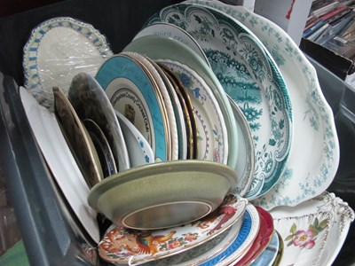 Lot 1073 - Pottery Plates - Derby, Wedgewood, Limoges,...
