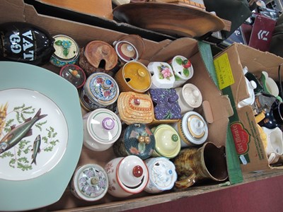 Lot 1097 - Whiskey Water Jugs, Wade, Arklow, etc, teapots,...
