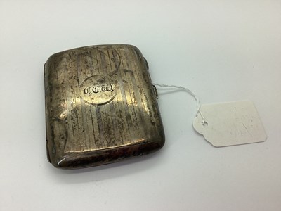 Lot 5 - A Hallmarked Silver Cigarette Case, allover...
